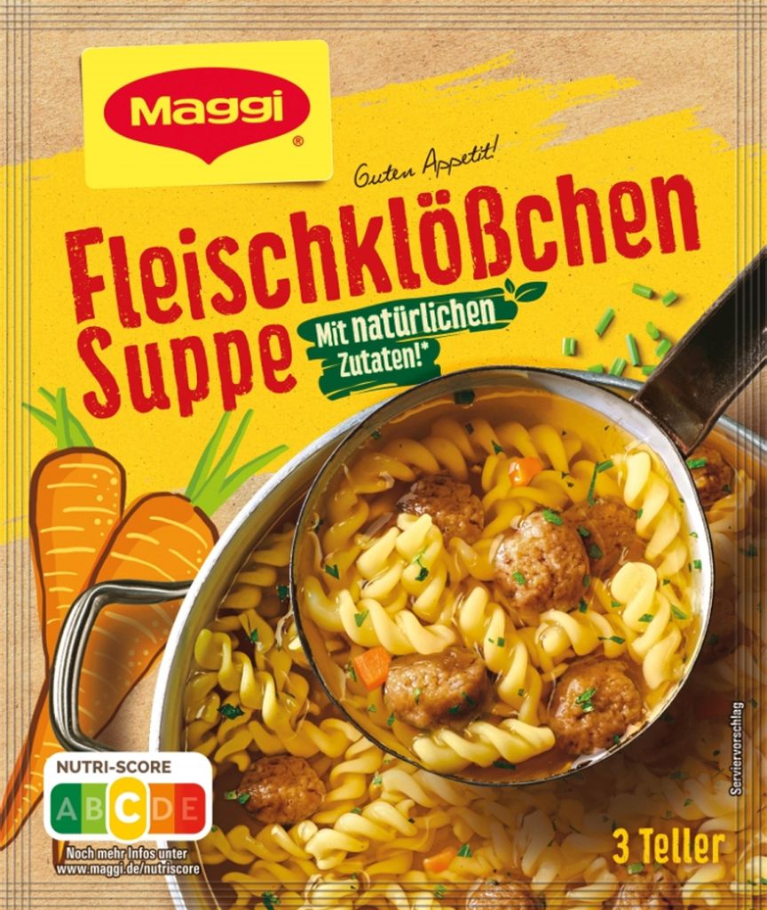 Maggi Good Appetite Meatball Soup with natural ingredients 60g
