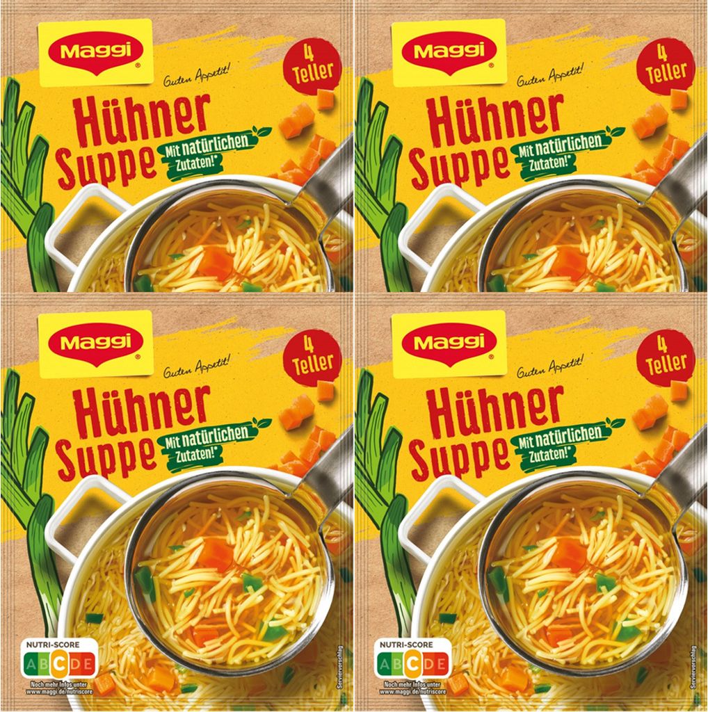Maggi Good Appetite Chicken Soup with natural ingredients 60g 4-pack 240g