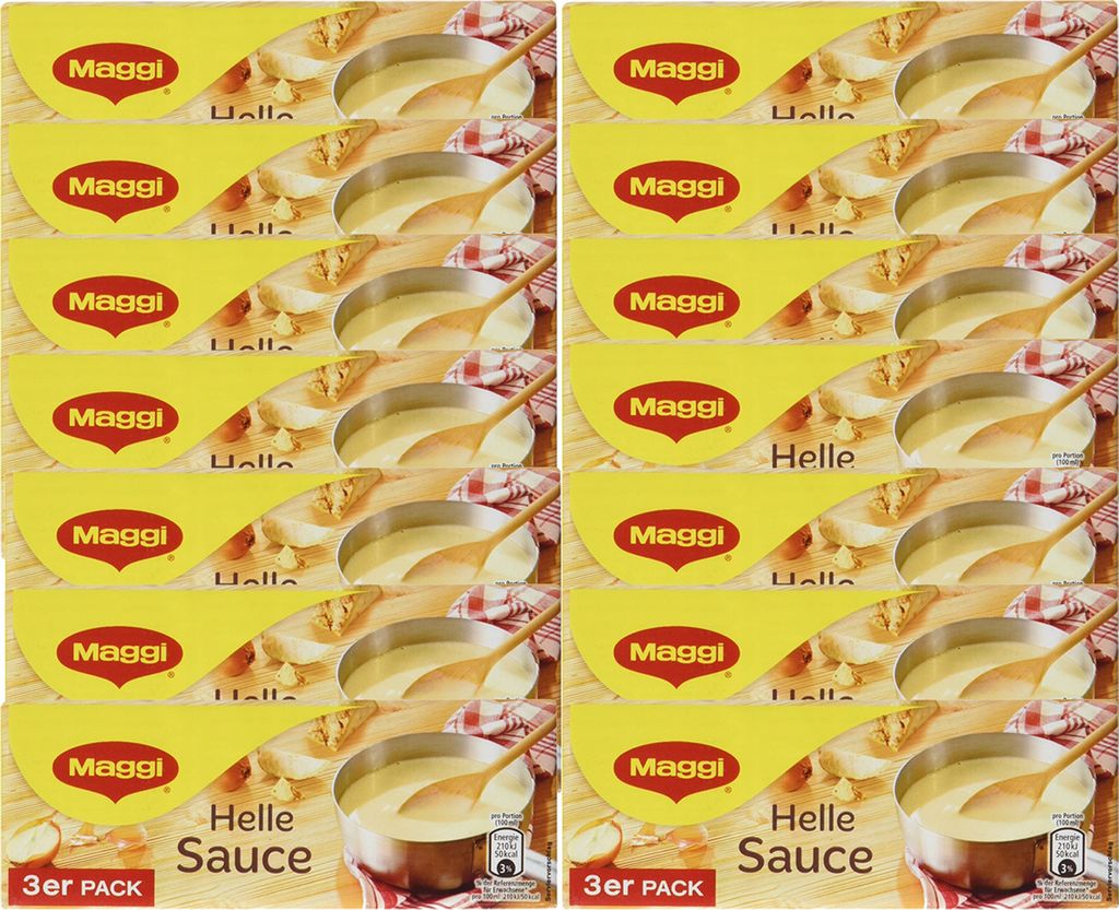 Maggi Light Sauce ideal for vegetables and fish 3 pack for 3x 250ml 14 pack