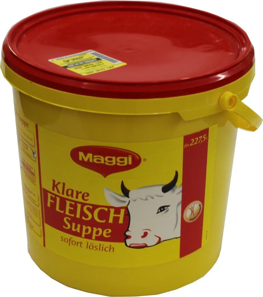 Maggi Clear Meat Soup, Intense and Strong, Large Pack for Catering, 5000g