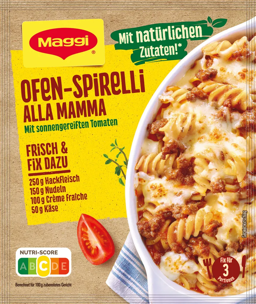 Maggi oven Spirelli alla Mamma 40g
