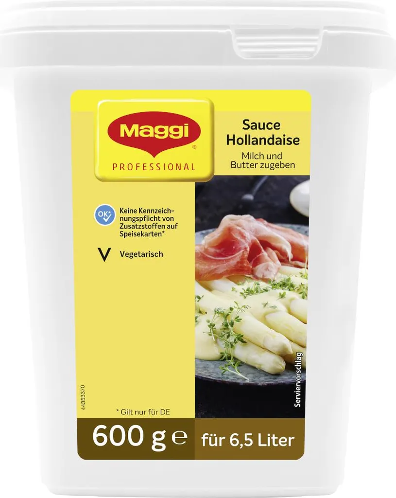 Maggi Professional Hollandaise Sauce without preservatives 600g