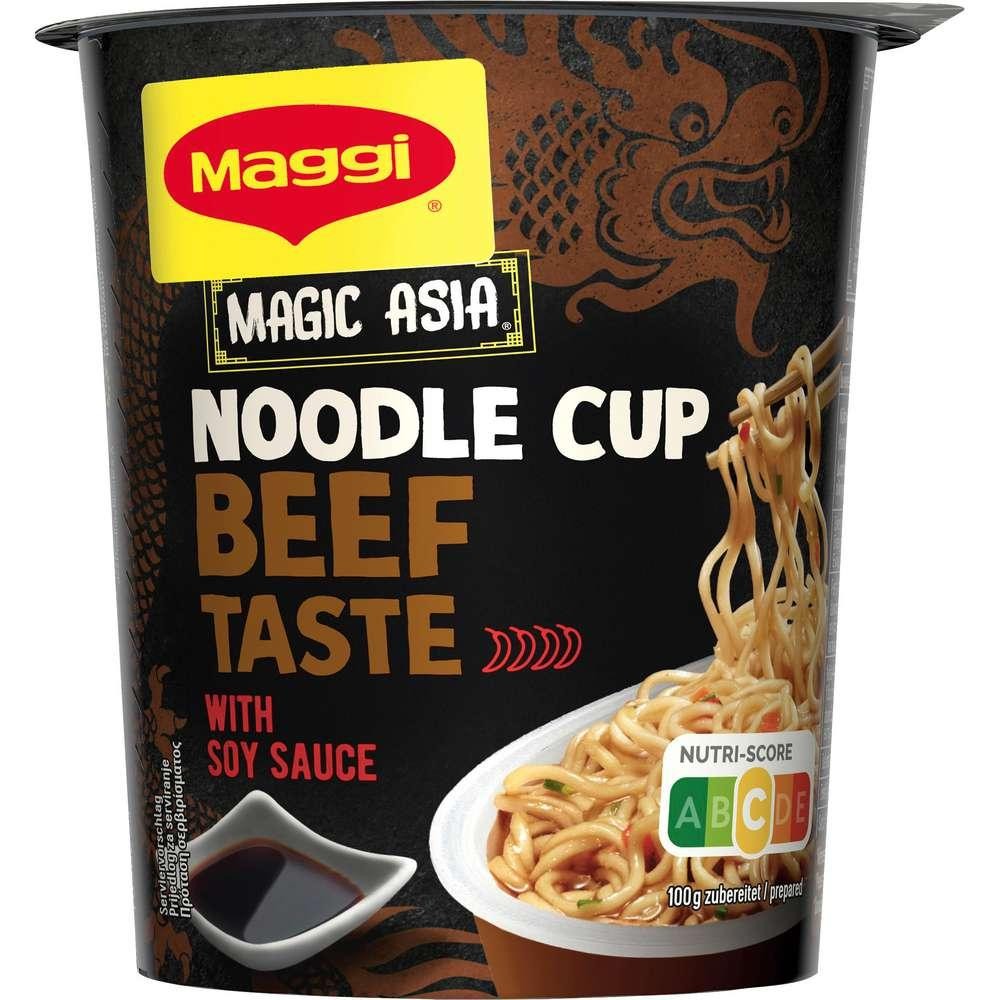 Maggi Magic Asia Instant Noodle Cup, Beef