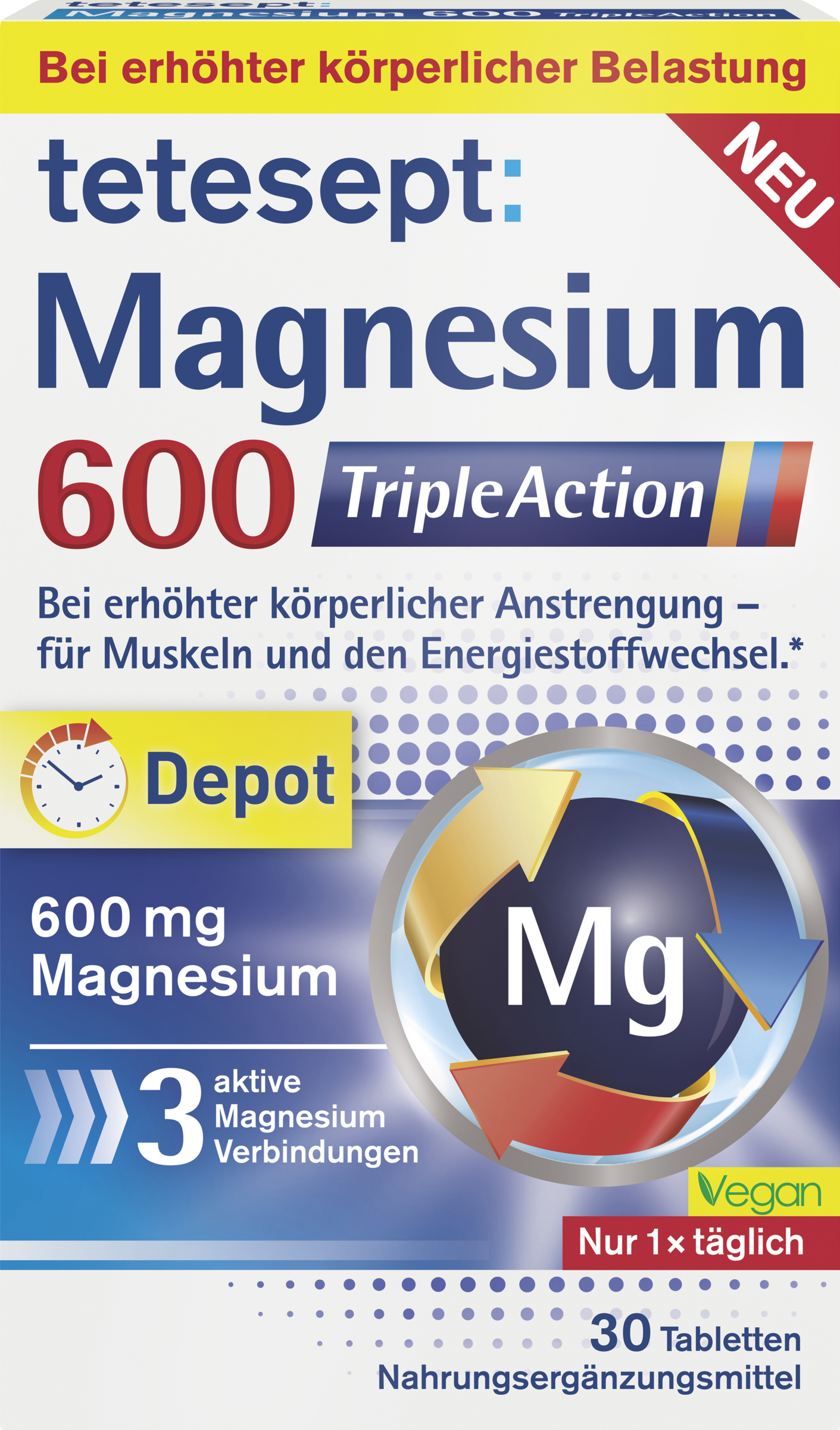 tetesept Magnesium 600 Triple Action Tabletten