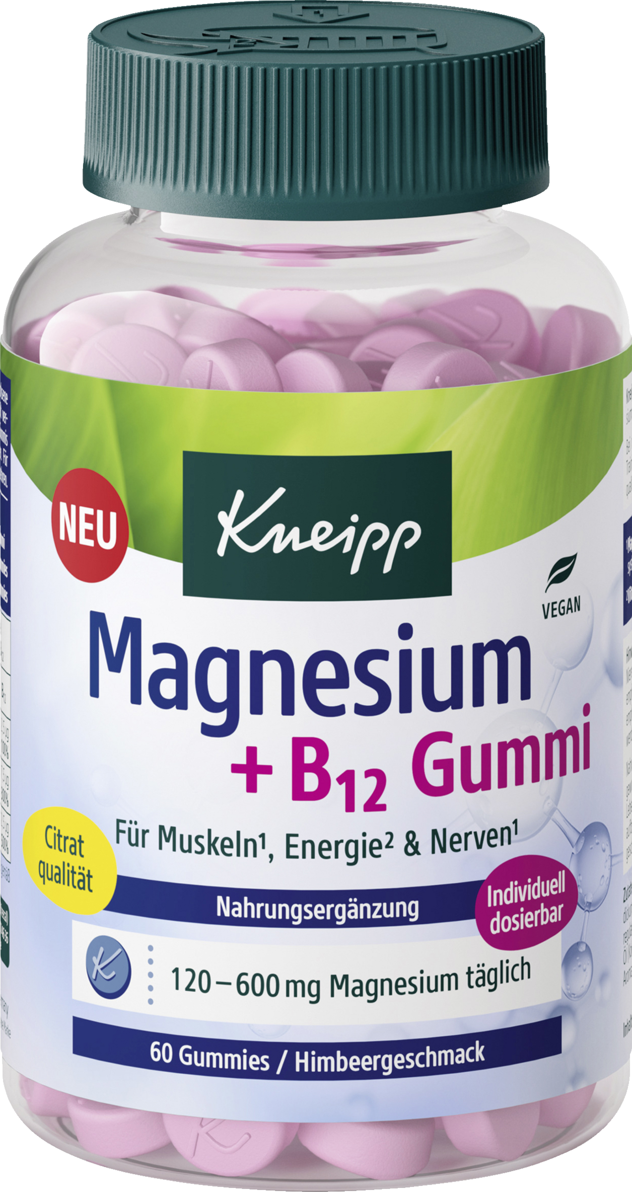 Kneipp Magnesium + B12 gum