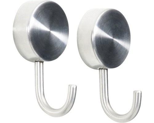 Trendform Magnetic hooks Portra set of 2 silver Ø 25 mm