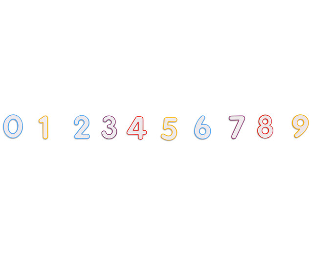 Betzold Magn Numbers With Transparent Bags