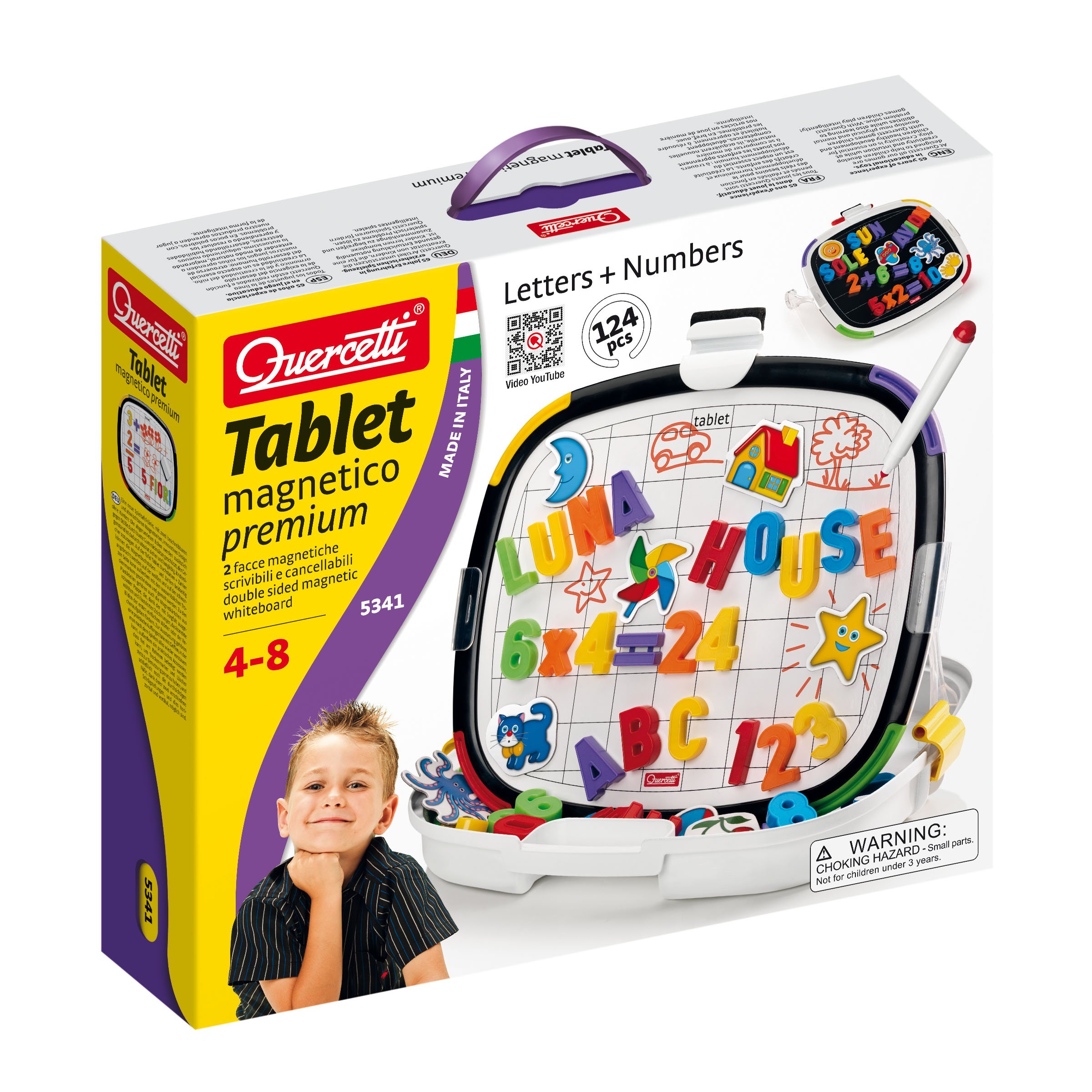 Quercetti Magnetico Letter And Number Set