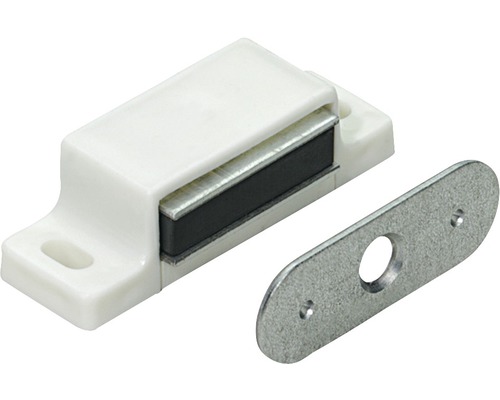 Hettich Magnetic catch white 3-4 kg counter plate rigid 50 pieces