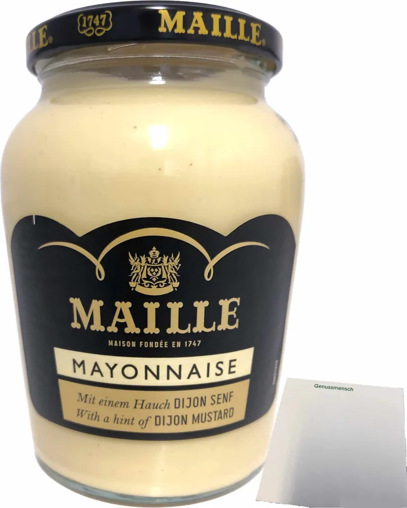 Maille Mayonnaise Gourmet with a touch of Djon mustard (320g jar) + usy block