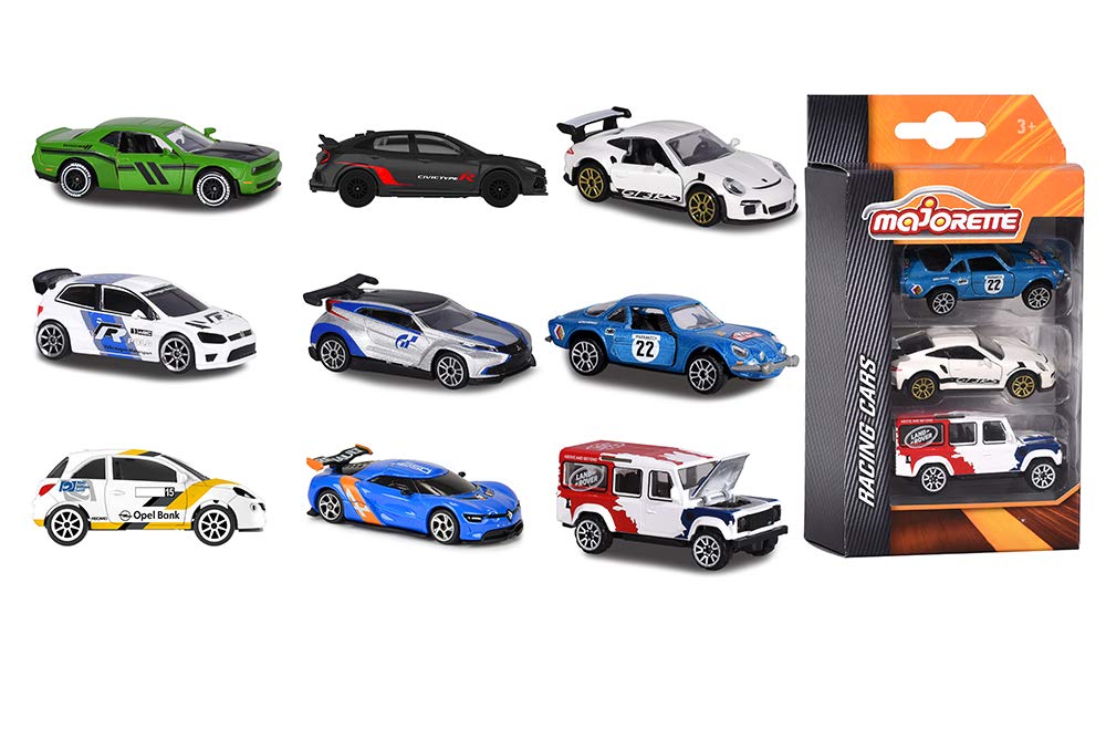 Majorette 208402 00 3 Piece Racing Set