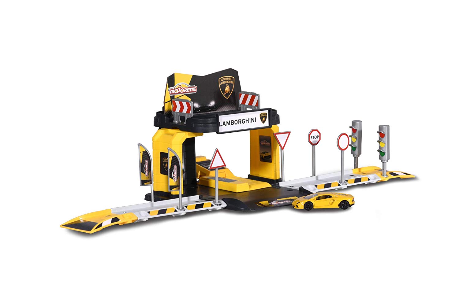 Majorette 212050024 Creatix Lamborghini Showroom + 1 Car Garage With