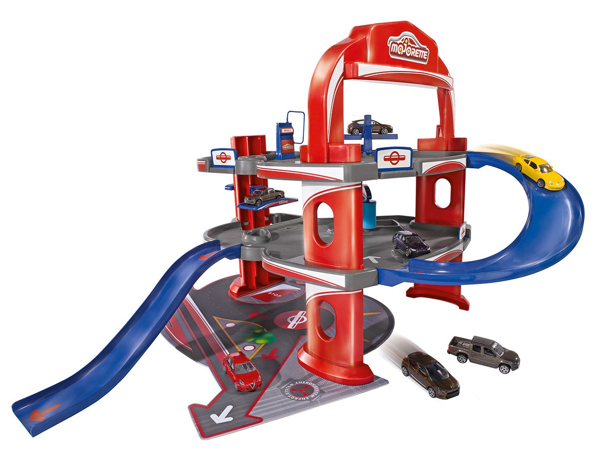 Majorette 212053743WOW Toy Garage Urban Garage with Car 1, Multi-Colour