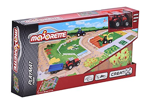 Majorette 212056410 Creatix Playmat Non Slip Play Mat Inc A Car 96 X 51,2 "