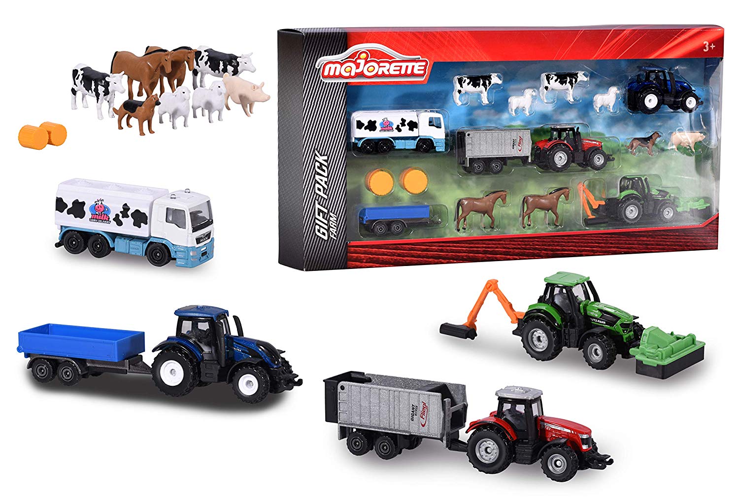 Majorette 212057452 Big Farm Theme Commercial Vehicles Construction Kit