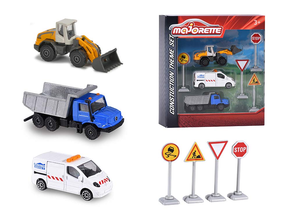 Majorette 212058584 Mini Theme Set Construction Vehicle