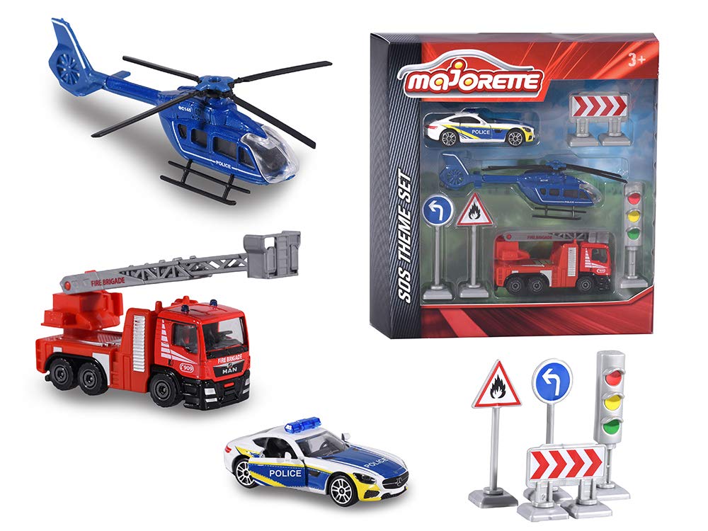 Majorette 212058585 Theme Set Sos, Miniature Vehicle