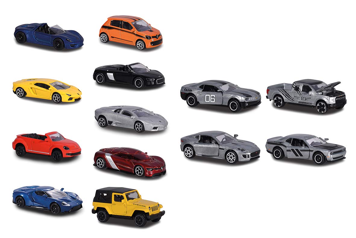 Majorette Majo 7/212054020 Miniature Voitures Set Of 13 (9+4 Exclusifs) Mul
