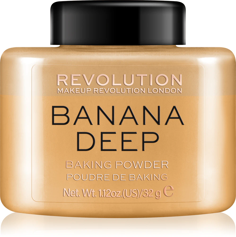 Makeup Revolution Baking Powder loose powder Farbton Banana Deep 32 g
