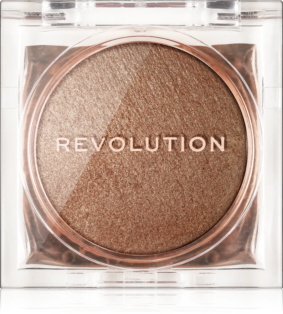 Makeup Revolution Beam Bright brightening compact powder Farbton Bronze Baddie 2,45 g