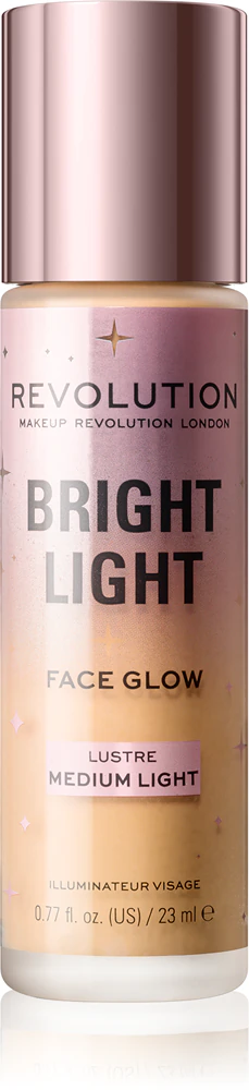 Makeup Revolution Bright Light brightening tint fluid Farbton Lustre Medium Light 23 ml