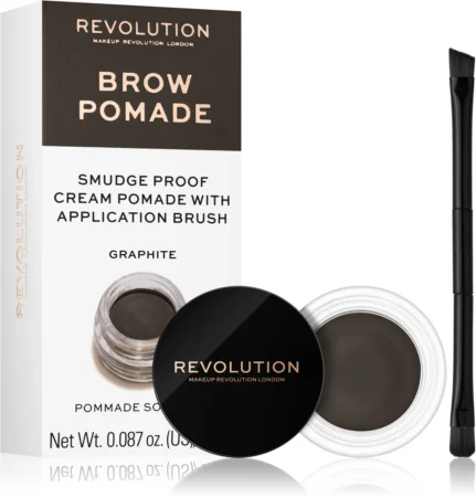 Makeup Revolution Brow Pomade Eyebrow pomade Farbton Graphite 2.5 g