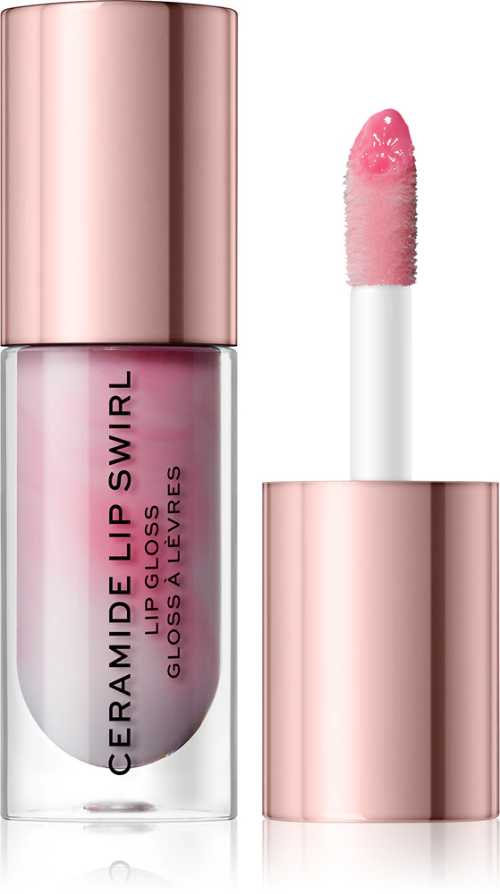 Makeup Revolution Ceramide Swirl Hydrating Lip Gloss Farbton Pure Gloss Clear 4,5 ml