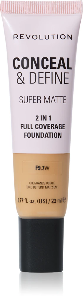 Makeup Revolution Conceal & Define mattifying makeup Farbton F9.7W 23 ml