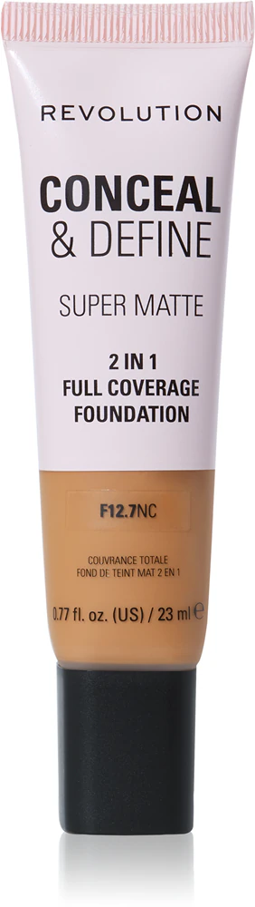 Makeup Revolution Conceal & Define mattifying makeup Farbton F12.7NC 23 ml