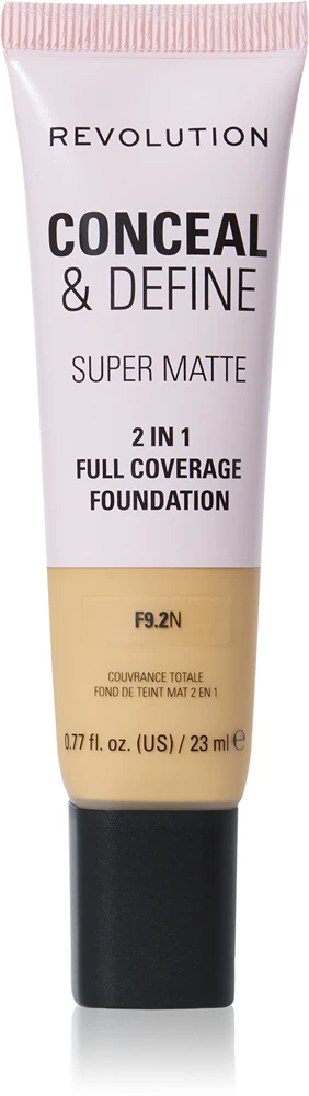 Makeup Revolution Conceal & Define mattifying makeup Farbton F9.2N 23 ml