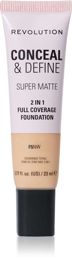 Makeup Revolution Conceal & Define mattifying makeup Farbton F5NW  23 ml
