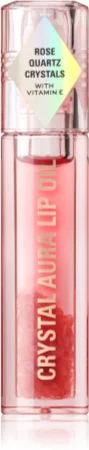 Makeup Revolution Crystal Aura lip oil to nourish and moisturize Farbton Rose Quartz 2,5 ml