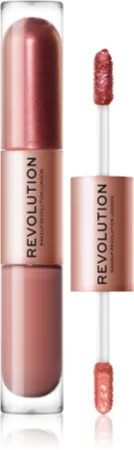 Makeup Revolution Double Up Liquid Eyeshadow 2 in 1 Farbton Infatuated Rose Gold 2x2,2 ml