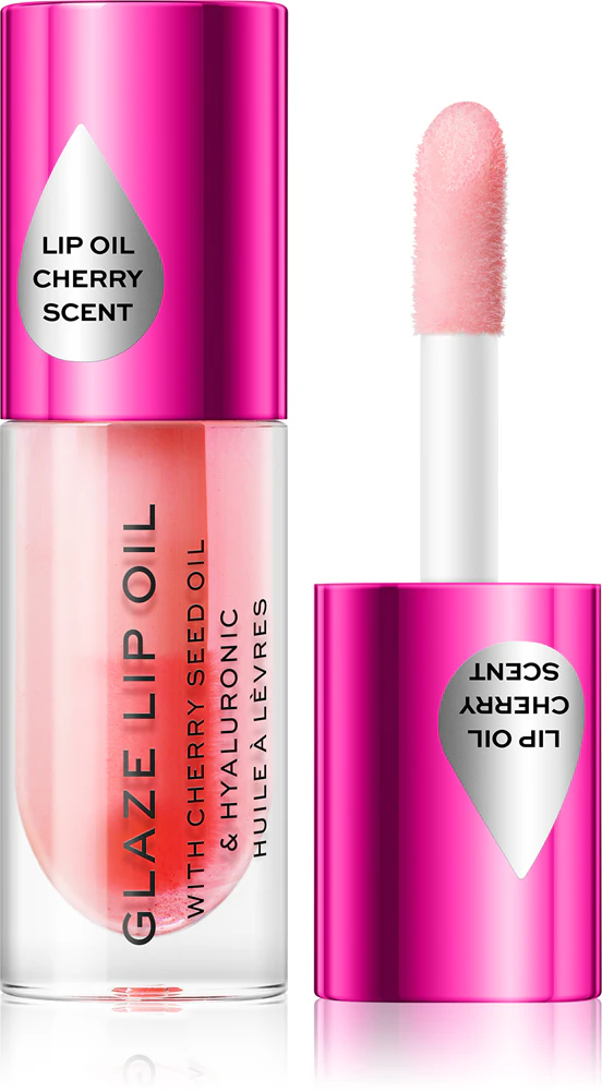 Makeup Revolution Glaze Lip Oil Farbton Glam Pink 4,6 ml