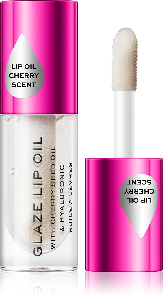 Makeup Revolution Glaze Lip Oil Farbton Lust Clear – Shimmer 4,6 ml