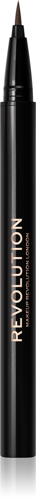 Makeup Revolution Hair Stroke Brow Pen eyebrow pencil Farbton Dark Brown 0,5 ml