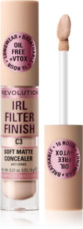 Makeup Revolution IRL Filter long-term full coverage corrector Farbton C0.2 6 g
