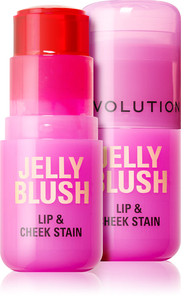 Makeup Revolution Jelly Blush On-the-go blush stick for lips and cheeks Farbton Strawberry Pink 5,5 g