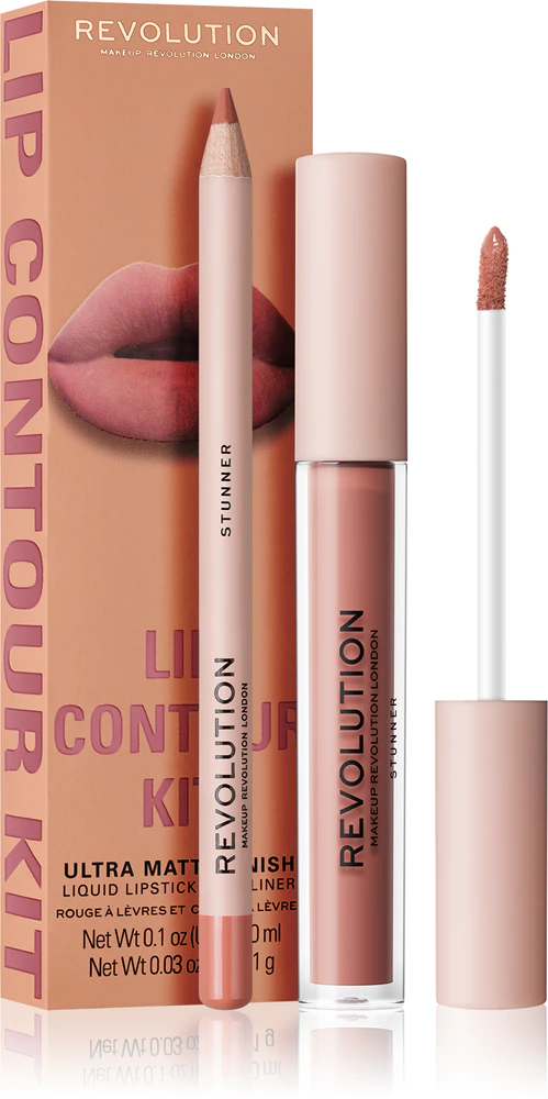 Makeup Revolution Lip Contour Kit Lip Set Farbton Stunner