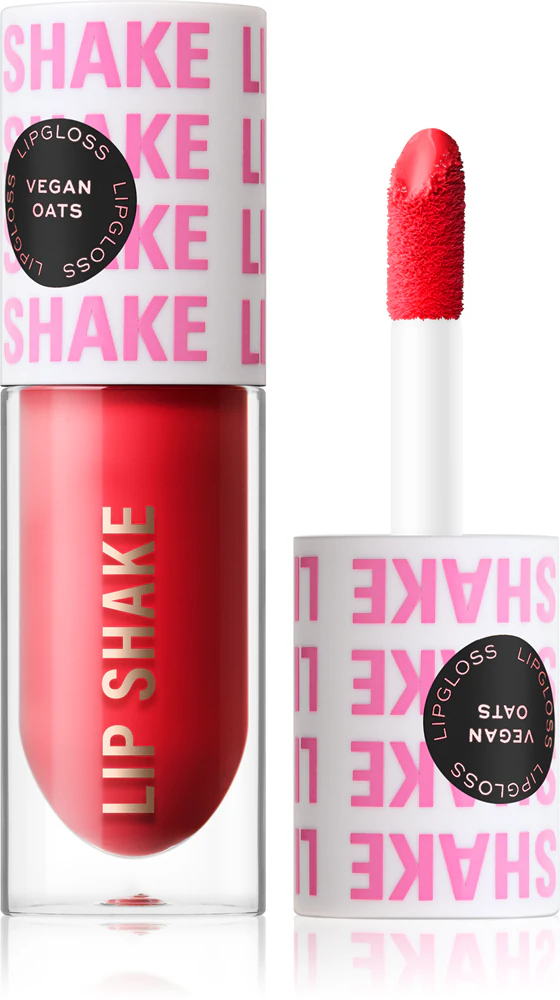 Makeup Revolution Lip Shake Highly pigmented lip gloss Farbton Strawberry Red 4,6 g