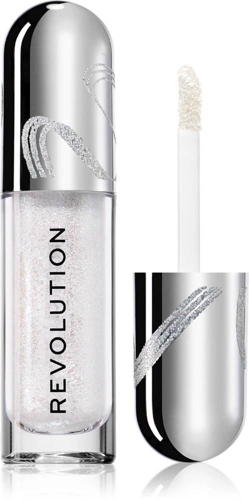 Makeup Revolution Metallic Muse Glitter Muse liquid eyeshadow with glitter Farbton Silver 3,5 ml