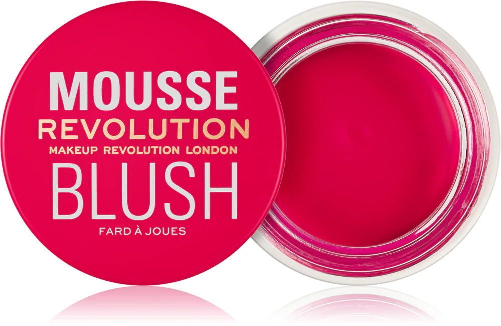 Makeup Revolution Mousse Powder Blush Farbton Juicy Fuchsia Pink 6 g