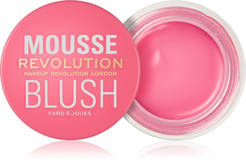 Makeup Revolution Mousse Powder Blush Farbton Squeeze Me Soft Pink 6 g