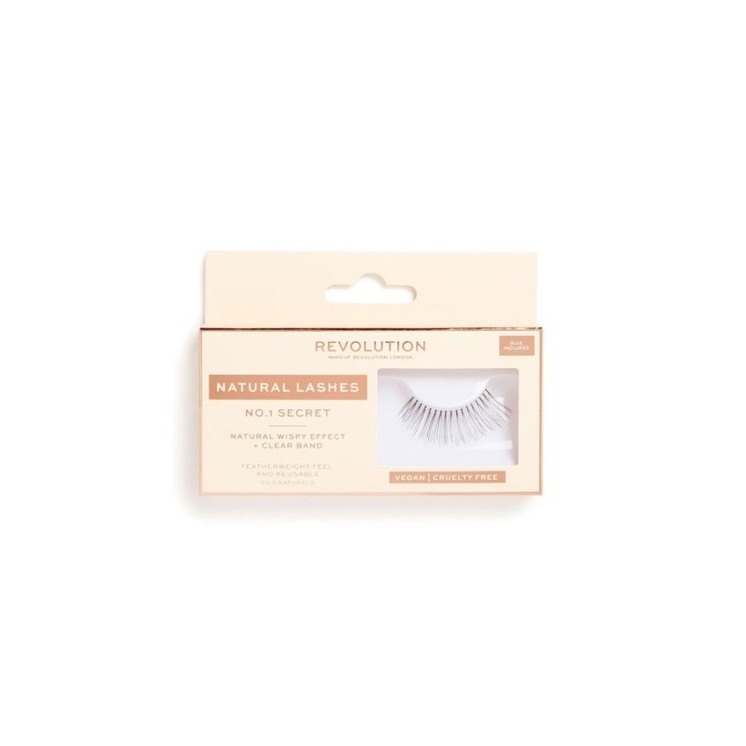 Makeup Revolution Natural Lashes Strip Lashes /NO.1/