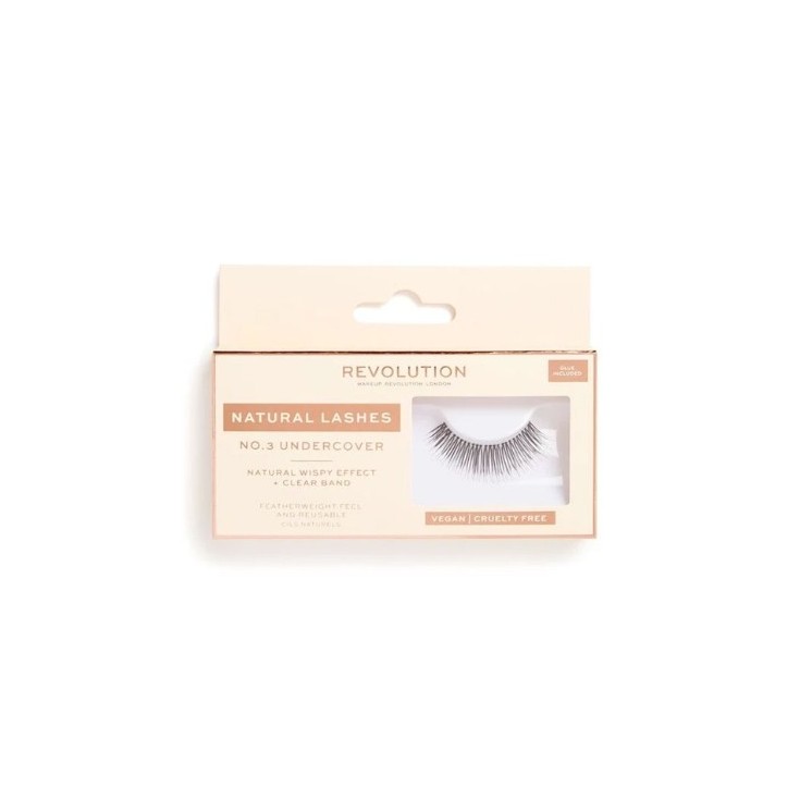 Makeup Revolution Natural Lashes Strip Lashes /NO.3/