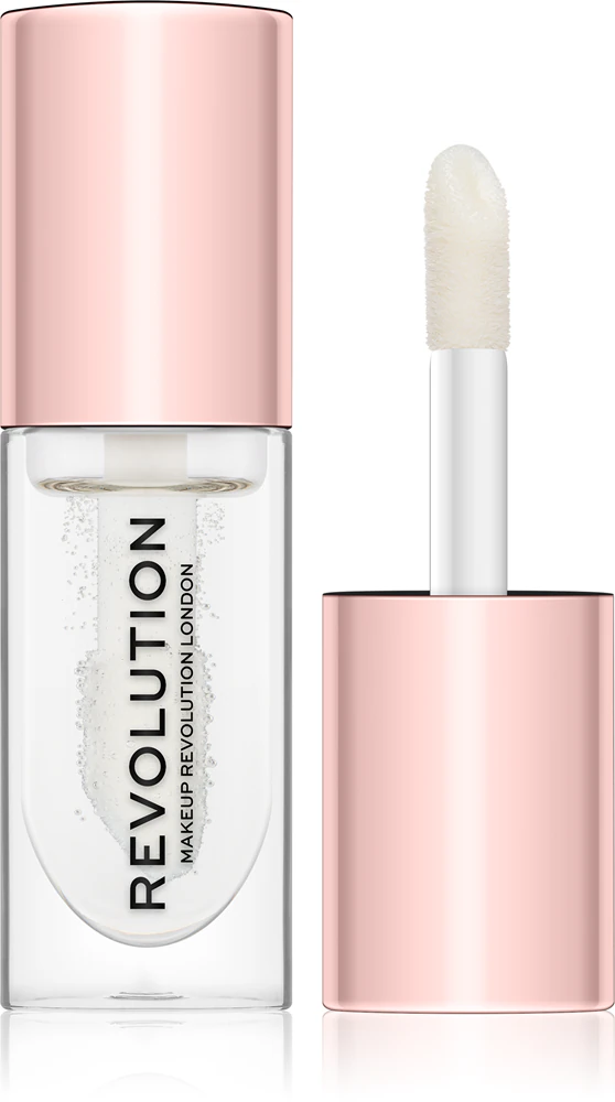 Makeup Revolution Pout Bomb lip gloss for more volume with high shine Farbton Glaze 4.6 ml
