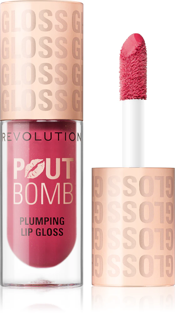 Makeup Revolution Pout Bomb Lipgloss with Magnifying Effect Farbton Rosewood Rose Pink 4,6 ml