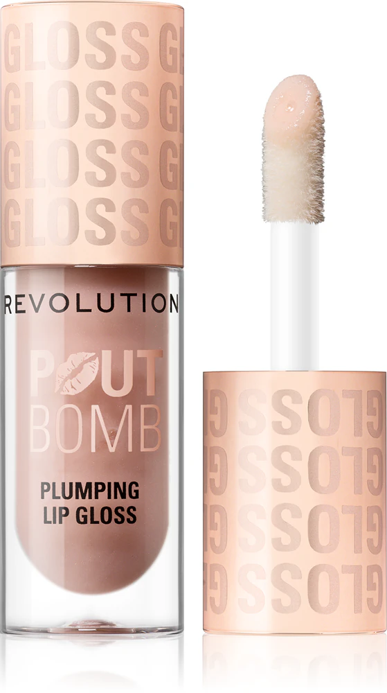 Makeup Revolution Pout Bomb Lipgloss with Magnifying Effect Farbton Milky Sheer Holo 4,6 ml