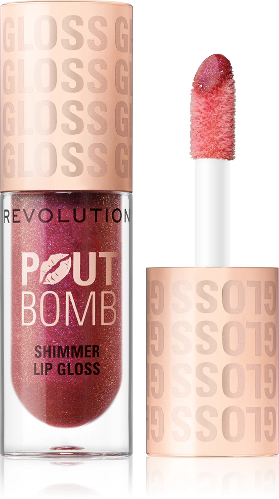 Makeup Revolution Shimmer Gloss glitter lip gloss Farbton 4,5 ml