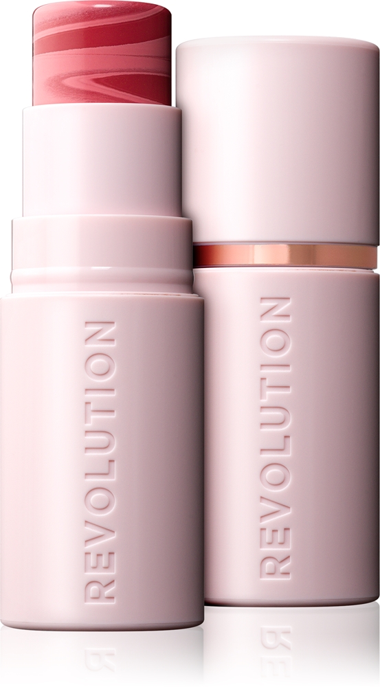 Makeup Revolution Skin Silk Blush Stick Cream blusher in the shape of a stick Farbton Rose Nude Pink 4,5 g